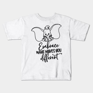 Embrace what makes you different Kids T-Shirt